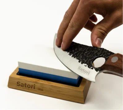 Satori Dual-Grit Whetstone 1000/6000 with Bamboo Base